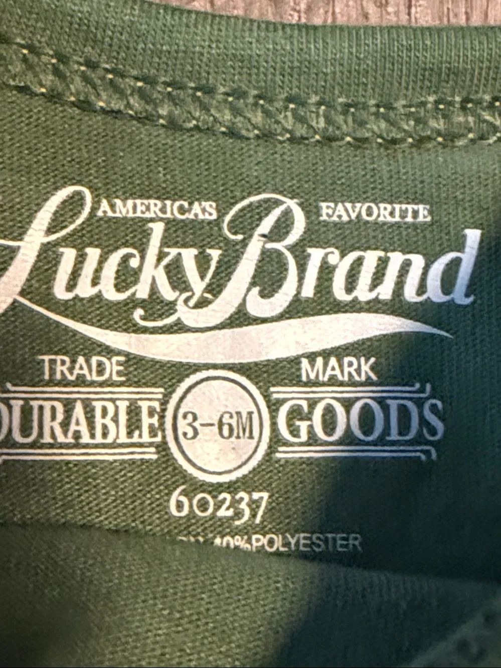 Lucky Brand Baby Bodysuit Set — Green, Yellow, Gray & White